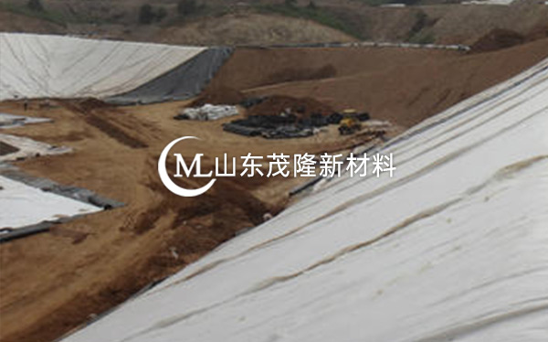 《山東濱州垃圾填埋場(chǎng)》土工布、土工膜施工